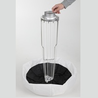 Abat-jour sphérique souple en aluminium AFEFT avec couvercle pour accessoires de studio photo