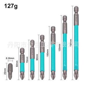 Mr Drill Phillips <b>Screwdriver</b> <b>Bits</b> <b>Set</b> 25 50 70 90 100 125 150mm Anti Slip For General Repair - Product Image 1