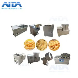Diskon besar lini produksi chip otomatis mesin pembuat chip kentang dijual