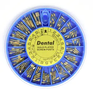 Dental Gold-plated And Stainless Steel Screw Post Dental Supplies Dental Materials