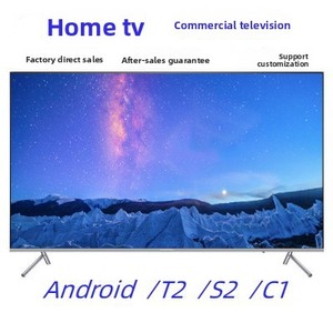 Téléviseur LCD 55 pouces intelligent avec commande vocale et Wi-Fi, protection oculaire haute définition, vente en gros du fabricant - Product Image 1