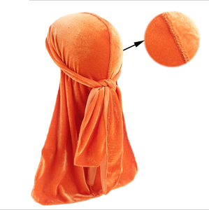 Haute Qualité En Plein Air Unisexe Hip-Hop Plusieurs Couleurs <span class=keywords><strong>Blanc</strong></span> Noir Velours <span class=keywords><strong>Durag</strong></span> Bouchon - Product Image 5