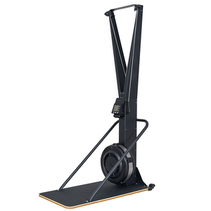 Appareil de fitness professionnel de <span class=keywords><strong>ski</strong></span> à résistance à l'air, machine de <span class=keywords><strong>ski</strong></span> d'intérieur avec support au sol pour l'entraînement cardiovasculaire - Product Image 1