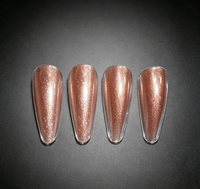 Poudre de Pigment d'Aluminium Rouge Brique Scintillant Métallique 9D GuanZun 5-100 Microns pour Vernis à Ongles Gel Salon DIY Manucure