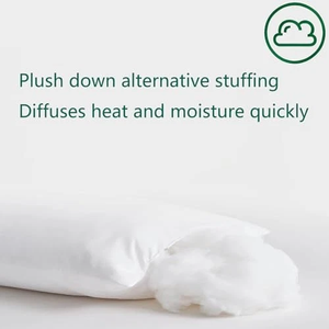 Almohadas Planas Ultra Delgadas para Cama, Tamaño Estándar, Juego de 2 (Paquete de 2), Delgadas - Product Image 4