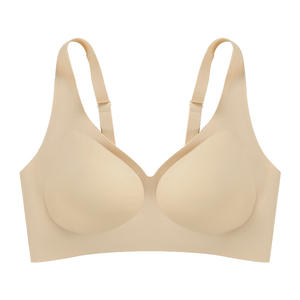 Sujetador deportivo de gel elegante para mujer de talla grande, ligero, sin costuras, con realce de espalda, sexy, sin aros, transpirable, copa 3/4 lateral - Product Image 2