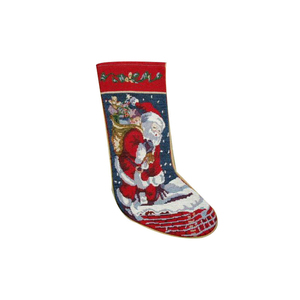 Tapiz tejido jacquard con logo personalizado, calidad perfecta, calcetín de Navidad - Product Image 6
