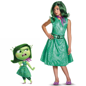 Inside Out 2 Joy Costume <b>Dress</b> <b>For</b> <b>Girls</b> Childrens Halloween Party Cosplay Outfit <b>Disney</b> Character <b>Dress</b> Up Set - Product Image 2