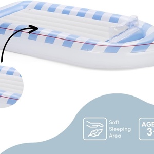 Cama Inflable de PVC Tipo Bote, Colchón de Aire de 74*40*15 Pulgadas para Niños, para Dormir en Interiores, Dormitorio, Camping, Playa y Diversión al Aire Libre - Product Image 4