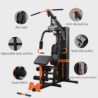 XOYOOU Station d'entraînement multifonction intégrée, équipement de fitness à domicile, musculation, matériau en acier