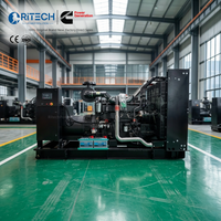 Groupe électrogène Cummins personnalisé 250KVA 400KVA 600KVA à châssis ouvert, groupe électrogène diesel pour centre de données, générateur d'énergie industriel
