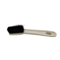 Brosse de nettoyage industrielle à poils de porc avec manche en plastique de 12 cm, personnalisable, pour le collage