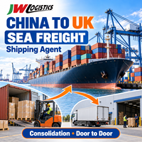 Agent maritime Chine-Royaume-Uni, transitaire maritime, services logistiques porte-à-porte pour fret consolidé