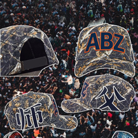 Gorra de Béisbol Personalizada al por Mayor Directa de Fábrica Baez X Shifu, Gorra de Algodón y Gamuza con Logotipo Bordado en 3D y Pedrería Metálica para Marcas