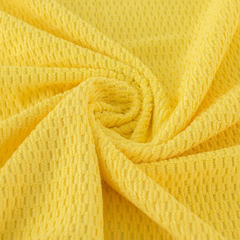 80% Polyester 20% Polyamide Microfiber Jacquard Terry Fabric in Roll Superior For Cleaning