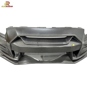 ชุดแต่งกันชนหน้าสไตล์ Nismo แบบคาร์บอนไฟเบอร์บางส่วน ลายทวิลวีฟ เงา พร้อมลิ้นกันชนหน้า สำหรับ GT-R R35 ปี 2008-2016 - Product Image 4