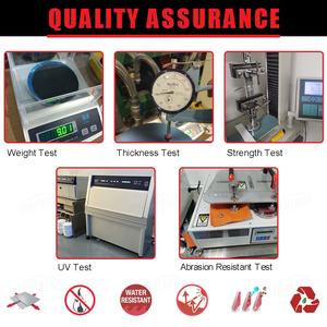 Bâche en PVC rouge 610gsm Bâche mate multi-usages en vinyle pour auvent, toit, <span class=keywords><strong>camping</strong></span>, voiture, bateau - Product Image 5