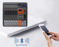 XTUGA PMMR8 Mixeur audio professionnel 8 canaux avec double effets DSP 99, interface USB, console sonore 650W, éclairage vidéo