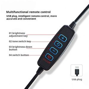 X612 Prix Usine Universel 10 pouces Anneau Lumineux Circulaire avec Clip Support Téléphone Portable Lumière LED USB Flash pour Selfie - Product Image 4