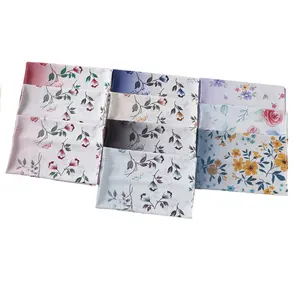 Women's Long Polyester Scarf New Pearl Chiffon Hijab and Printed Hand-Painted Gradient Flower Baotou for muslim women