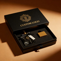 Boîte d'emballage de parfum personnalisée en gros avec logo, boîte mystère de parfum, boîte d'emballage avec insert en mousse pour parfum