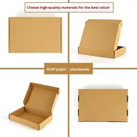 Boîte en carton ondulé rigide extra-dur recyclable et colorée, en forme d'avion, emballage personnalisable pour cosmétiques et vêtements