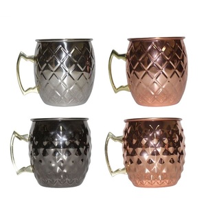 Vente en gros de tasses à café en acier inoxydable noir de 550 ml pour le voyage et le camping, ensemble de mugs en <span class=keywords><strong>cuivre</strong></span> <span class=keywords><strong>Moscow</strong></span> <span class=keywords><strong>Mule</strong></span> - Product Image 5