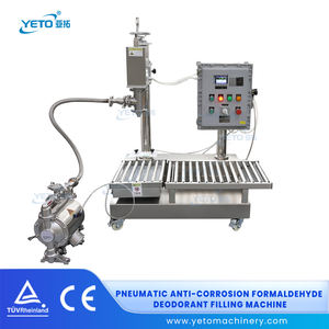 Máquina de Llenado de Bidones Grandes a Prueba de Explosiones para Pintura, <span class=keywords><strong>Gasolina</strong></span>, Aceite Lubricante, Bidones Metálicos, Pintura Acrílica, con Pesaje - Product Image 2