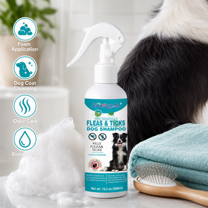 Champú para Perros Zourunan con Aroma a Menta, Limpiador y Desodorante, Botella con Pulverizador de 568 ml - Product Image 5