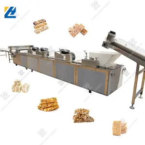 Produk penjualan terlaris bar sereal wijen mesin pembuat cikki nougat mixer memasak permen kacang rapuh Harga lini produksi