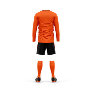Op maat gemaakt sublimatiedruk voetbaltenue met lange mouwen - Product Image 4