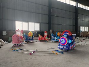 Trenino Elettrico Commerciale per Interni, in Fibra di Vetro e Plastica, per Parchi Cittadini, Giostre Educative per Bambini - Product Image 2