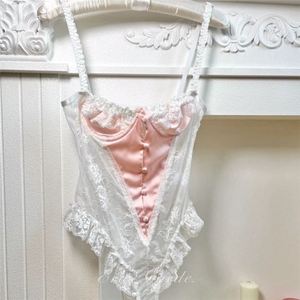 I especially adore *Sexy Onesie Nightgown, French Lace, Pure and Alluring Hollow-Out See-Through Body <b>Shaping</b> <b>Bodysuit</b> - Product Image 2