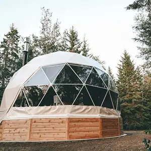 Explore a World of Possibilities with Waterproof Geodesic Dome Tents,Discover 3m 4m 5m Garden Greenhouses/
