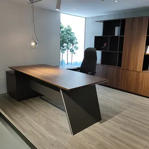 MIGE خشب متين لوحة كبيرة حاسب آلي يوضع على الطاولة مكتب بسيطة الحديثة مكتب رئيسه رئيس مكتب