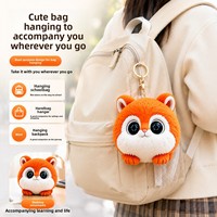 Peluche interactive de 20 cm avec IA, motif petit chat orange, en coton PP, personnalisable pour enfants