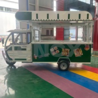 Chariot alimentaire pour bananes et chocolats surgelés avec compartiment à glace sèche pour la vente sur la plage et au bord de la piscine