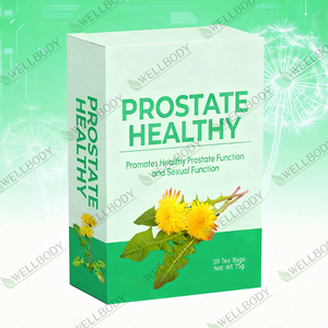 WELLBODY teh prostat chinaphers, untuk herbal organik alami teh prostat mendorong prostat sehat dengan kemasan kotak tas - Product Image 1