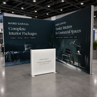 Mur d'affichage LED modulaire SEG en tissu tendu pour décoration intérieure, stand d'exposition d'articles ménagers, toile de fond portable