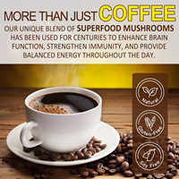 Poudre de café aux champignons fonctionnels Acentiallabs avec 10 superaliments pour améliorer les fonctions cérébrales et immunitaires