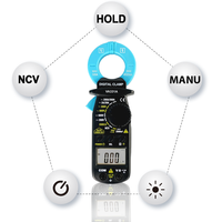 VA331A Digital Clamp Meter Mini Voltmeter Ammeter Lampu Latar AC DC Tegangan Kapasitansi NCV Resistansi Kontinuitas Dioda CAT III