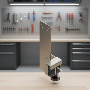 <b>Stainless</b> <b>Steel</b> 90 Degree <b>Angle</b> <b>Bracket</b> Accessories Brushed Surface 2mm Thickness for 500/1000ml Dispenser Mounting System - Product Image 2