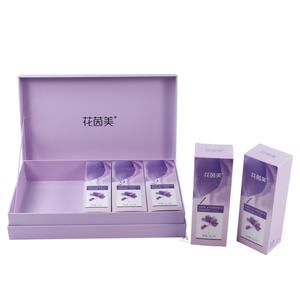 Boîte de cosmétiques pour les lèvres de luxe de haute qualité, avec doublure en éponge gaufrée, matériaux recyclés, écologique, rigide, carrée, en papier - Product Image 4