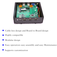 PC industrial integrada 9-36V Box Pc para barco marino al aire libre caja Industrial PC