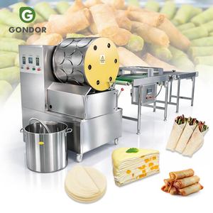 Máquina para hacer láminas de samosa, relleno de rollitos primavera congelados, y envolturas de crepe de huevo para restaurantes (Pembuat Kulit Lumpia) - Product Image 1