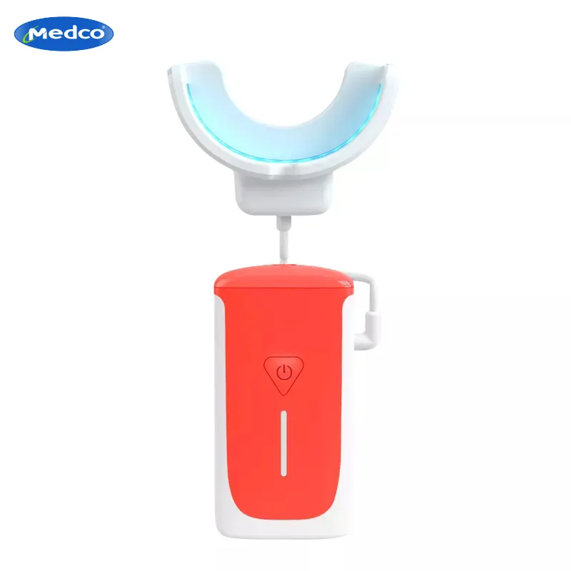 CE Approved U Shape UV Wireless Led Light Home Use Teeth Whitening Kit Portable Mini Dental Tooth Whitening Kit