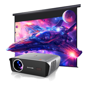 2025 Hot Sale A9R 1550ANSI LED Video <b>Projector</b> <b>Android</b> 9 for Short Throw 4K Stereoscopic Beamer for Education Business - Product Image 1