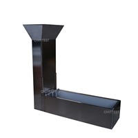 Stainless Steel L-Sharp Box test Concrete Self Compact Test SCC Test Apparatus Concrete Self-Compacting Concrete