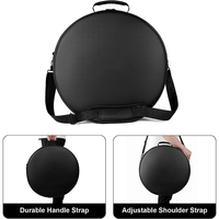 Ensemble de 5 étuis de batterie personnalisés - Sacs de batterie rembourrés, housses de protection légères pour les batteurs, transport de concerts