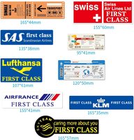 Étiquette de bagage RFID thermique auto-assemblable pour billet d'avion imprimé, économique et pratique pour les voyages